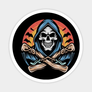 Grim Reaper Traditional Tattoo Magnet